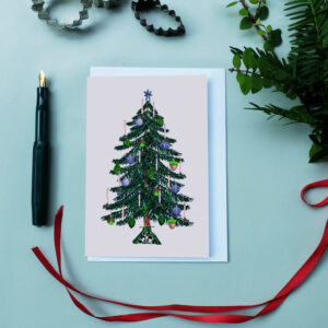 Grußkarte Weihnachtsbaum