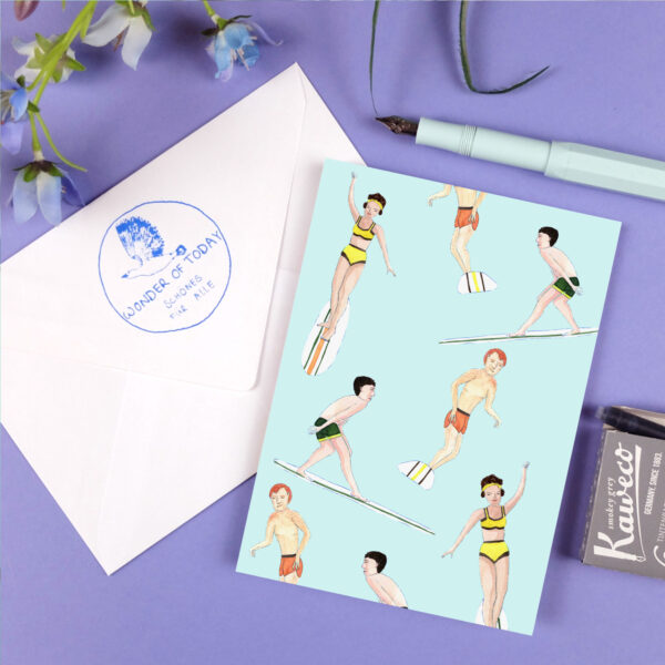 Postkarte Surfer – Bild 4