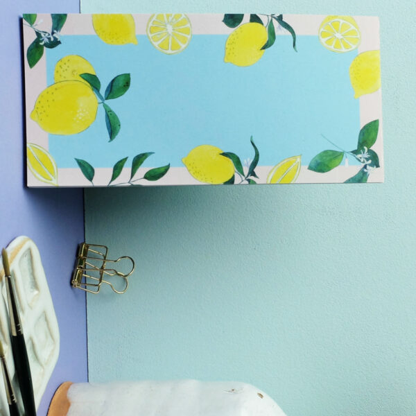 Notizblock 10x20 cm Zitronen – Bild 3