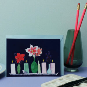 Postkarte Adventsgesteck