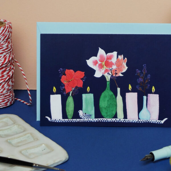 Postkarte Adventsgesteck – Bild 5