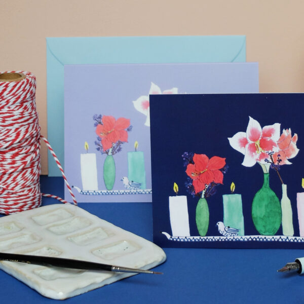 Postkarte Adventsgesteck – Bild 2