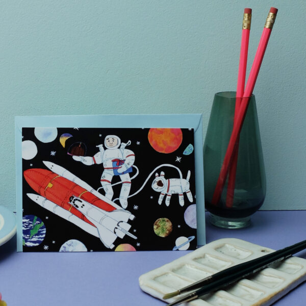 Postkarte Astronaut – Bild 10