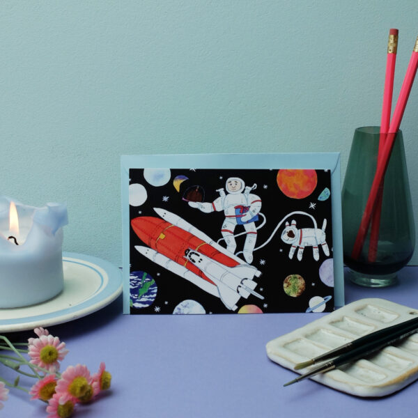 Postkarte Astronaut – Bild 5