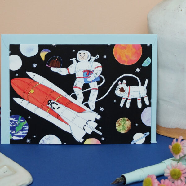 Postkarte Astronaut – Bild 8