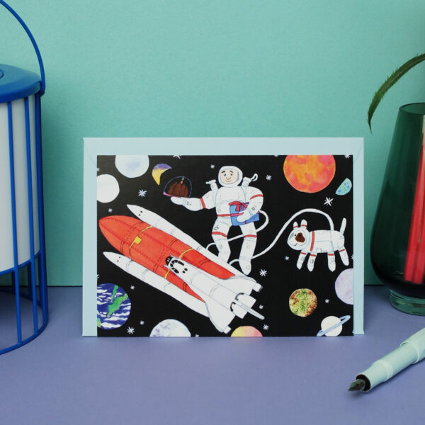 Postkarte Astronaut – Bild 9