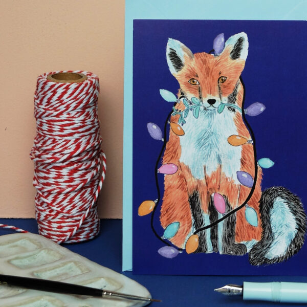 Postkarte Weihnachtsfuchs – Bild 6