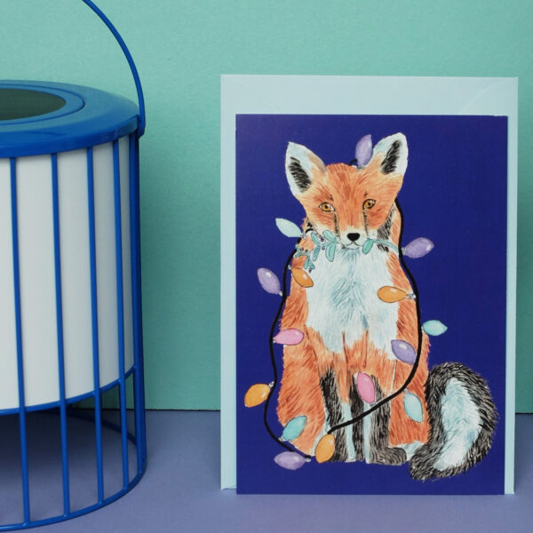 Postkarte Weihnachtsfuchs – Bild 3