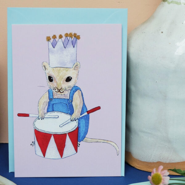 Postkarte Maus Trommel – Bild 7