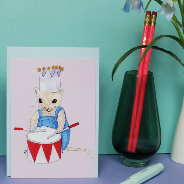 Postkarte Maus Trommel – Bild 9