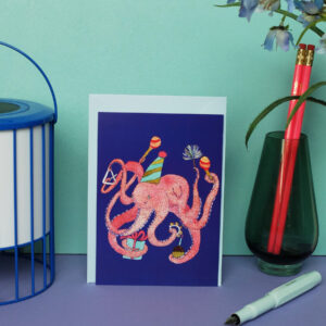 Postkarte Oktopus