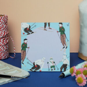 Notizblock 10x10 cm Ski