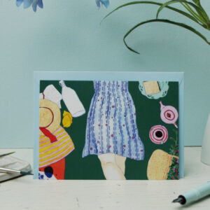 Postkarte Lesepicknick