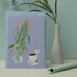 Postkarte Tasse Kaffee