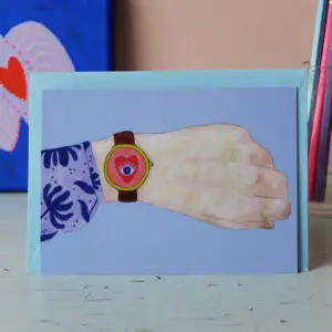 Postkarte Zeit fürs Herz