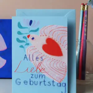 Geburtstagskarte Vogel